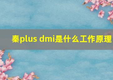 秦plus dmi是什么工作原理